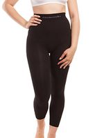 GABRIALLA Milk Fiber Moisturizing Shaping Anti-Bacterial Black Leggings LM-701