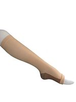 Copper Open Toe Compression Socks Mens and Womens by NewCompression (L/XL, Nude)