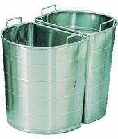 Royce Rolls Stainless Steel Two 10-Gallon Half-Oval Double Tank Set - #20C