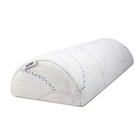 Bodyfit Bedding Company Half Moon Pillow - Bolster Semi-roll, Half Cylinder Wedge - Helps Neck, Knee, Lumbar Back Pain