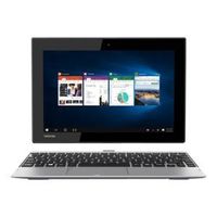 Toshiba Encore 10K PDW0GU-00T01G 10.1" Windows Tablet with Keyboard Dock, 64 GB, Silver