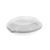 PacknWood Clear Plastic Lid for item Sugarcane Soup Bowl, Item 210APUBL1601 (Pack of 100)