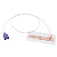 5pcs Compatible Disposable Neonatal Adult SpO2 Sensor for Nellcor MAX-N Probe, Fingertip Adhesive Tape Sensor for Pulse Oximeter, Sino-K Medical 9 Pins Nellcor Oximax Monitor FDA/CE Approved
