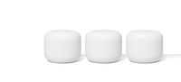Google Nest Wifi Router 3 Pack (2nd Generation) - 4x4 AC2200 Mesh Wi-Fi Routers with 6600 sq ft Coverage