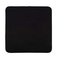 2 Pcs Jumbo Black Suede Cleaning Cloth for Glasses Eyeglasses Camera Lens Cell Phone Screen Laptops Telescope LCD Screen, 12 x 12 inch