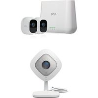 Arlo Pro 2 - Wireless Home Security Camera System with Siren, Arlo Q | Rechargeable, Night vision, Indoor/Outdoor, 1080p, 2-Way Audio, Wall Mount | Cloud Storage Included | 2 camera kit (VMS4230P)