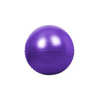 XIONGHAIZI Massage Yoga Ball, Explosion-Proof Yoga Ball, Comfortable Massage Ball, Blue Barbed, 75cm Exercise, (Color : Purple, Size : 75cm)