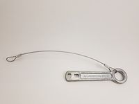 Super Tough Metal Oxygen Cylinder Wrench with Wire Cable for C, D, E Cylinder Tanks with Brass and Viton Yoke Washer for Oxygen Regulators | BATTLER SOLUTIONS