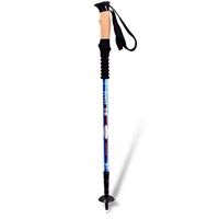 Jolly Trekking Poles – Collapsible, Lightweight, Shock-Absorbent, Carbon Fiber Hiking, Walking & Running Sticks with Natural Cork Grips, Quick Locks, 4 Season (Color : Blue, Size : A)