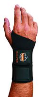 Ergodyne ProFlex 675 Ambidextrous Double-Strap Wrist Support, Black, Large