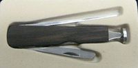 Tobacco Pipe Reamer - Black Wood
