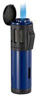 Visol Artemis Triple Torch Flame Butane Refillable Cigar Lighter (Blue)