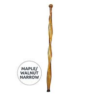 Superior Woodcrafts Amish Hardwood Twisted Walking Cane (Narrow Stripe)