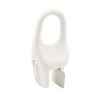 Drive Medical Plastic Tub Rail, White, 12"