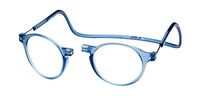 Clic Magnetic Reading Glasses Brooklyn in Blue Jean +3.00