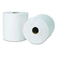 Tork 218004 Hardwound Roll Towels, 800 ft x 8 in, Natural White (Case of 6 Rolls)