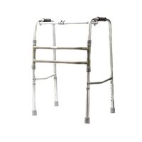 Lqdpdd Elderly People Standard Walker Folding Walker Standard Walker Button Folding Walker Freedom Mobility Walker Mobility Aid for Adult Elderly Lower Limb Trainer