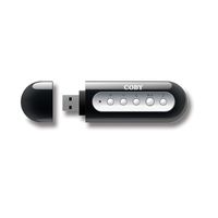 Coby USB-Stick MP3 Player 1 GB MP200-1G (Black) (Discontinued by manufacturer)