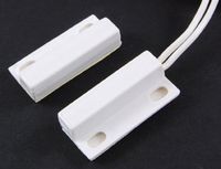 NTE Electronics 54-630 Magnetic Alarm Reed Switch, SPST-NO Circuit, NO for Closed Loop System Action, Magnet Actuator, White