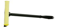 Magnolia Brush 59230 Plastic Head Vehicle Squeegee with 16" Plastic Handle, 16" Overall Length, Black/Yellow (Case of 12)