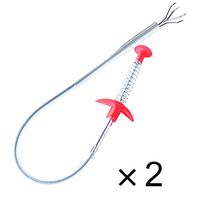 Drain Augers Kitchen Pass Sewer Dredging Device Spring Pipe Dredge Tool Household Hair Cleaner 2 Pieces