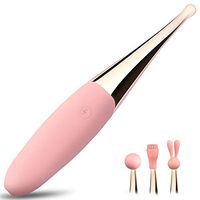 Upgraded Powerful Viberate Eye Massager with 20 Magic Modes, Whisper Quiet, Waterproof, Handheld, Cordless for Neck Shoulder Back Body Massage, Sports Recovery & Muscle Ache (Bean)