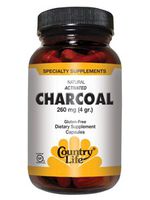 Country Life- Activated Charcoal 260 mg 100 caps