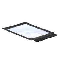 ixaer Full Page Magnifier-A4 Full Page Large Sheet Magnifier Magnifying Glass Reading Aid Lens Fresnel