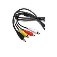 MPF Products Replacement STV-250 STV-250N Stereo Video AV Cable Cord for Canon Elura 2, 2MC, 10, 20MC, 40MC, 50, 60, 65, 70, 80, 85, 90, 100, Optura 10, 20, 30, 40, 50, 60, 100MC, 200MC, 300, 400, 500, Pi & Xi Digital Camcorders.