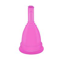 Meiyiu Women Outdoor Silicone Menstrual Cup Leakproof Menses Cup Rose red S