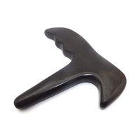 Natural Xuanhuang Meteorite Massage Cone Sole Point acupoint Stick Foot spa Acupuncture Point T-Cone Scraping Swallowtail Cone