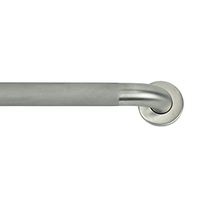 Keeney PP1930SG Stainless Steel Grab Bar 1.5 In. Dia. x 12 In. Concealed Screw, Sure Grip