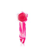 Waxmaid Ice Spoon Hand Pipe B046 Water Straw Pipe Small - (White Pink)