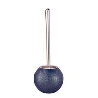 Frjjthchy Multipurpose Toilet Scrubber Set Durable Toilet Brush and Holder for Bathroom Storage (Blue)