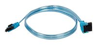 3 Pack, 18 Inch SATA 6Gbps Cable W/Locking Latch 90 Degree to 180 Degree UV Blue, CNE533452