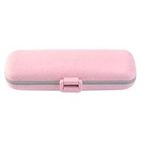 Artibetter Portable Pill Organizer Travel Pill Boxes Vitamin Container Holder (Pink)