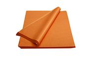 Crown 480 Sheets Bulk Pack Orange Tissue Paper Gift Wrap - Ream of Paper - 15 inch. x 20 inch. Wrapping Tissue Paper - for Scrapbooking Paper, Art n Crafts, Wrapping Christmas Gifts and More!!