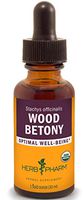 Herb Pharm Certified Organic Wood Betony Liquid Extract - 1 Ounce