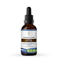 Vitex Tincture Alcohol-Free Extract, Organic Vitex (Chaste Tree, Vitex Agnus-Castus) Dried Berry Tincture Supplement (2 FL OZ)