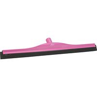Vikan 77541 Fixed Head Squeegee, Foam Rubber, Polypropylene Frame, 24", Pink