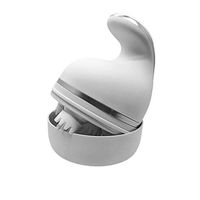 Rechargeable Electric Portable Scalp Head Massager for Scalp Stress Relief | Neck and Body Massager for Muscles Back Shoulder Calf Pain Release (White)