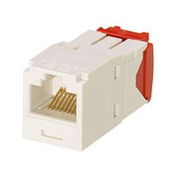 Panduit CJ5E88TGIW Category-5E 8-Wire TG-Style Jack Module, Off White