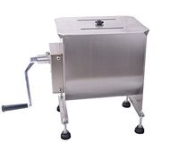 Hakka 20-Liter capacity Tank Stainless Steel Manual Meat Mixer (Mixing Maximum 30-Pound for Meat).