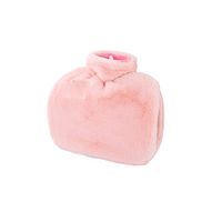 MONYING Water-Filled Plush Hot-Water Bottle Students Apply Heat to Warm Their Stomachs Warm Their Hands (Color : Pink)