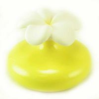 Yellow Medium Ceramic Flower Diffuser by Millefiori Milano