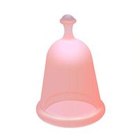 AKDSteel Women Outdoor Silicone Menstrual Cup Menses Cup Orange S
