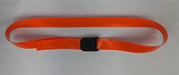 Wipe-Clean Gait Belt 2” x 60”, 100% Impervious (Orange)