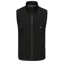 Ridkodg Men's Mid-Weight Vest - Windproof Lightweight Soft Outdoor Coat Pullover Tops