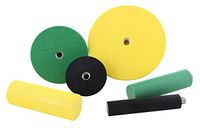 CanDo Wrist - Forearm Exerciser Set: 3 Semi-Spheres, 3 Handles