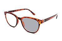 ColorViper Classic Transition Lens Photochromic Reading Glasses Spring Hinged Readers Sunglasses (C1 Shiny Toroise Basic Round, 2.50)